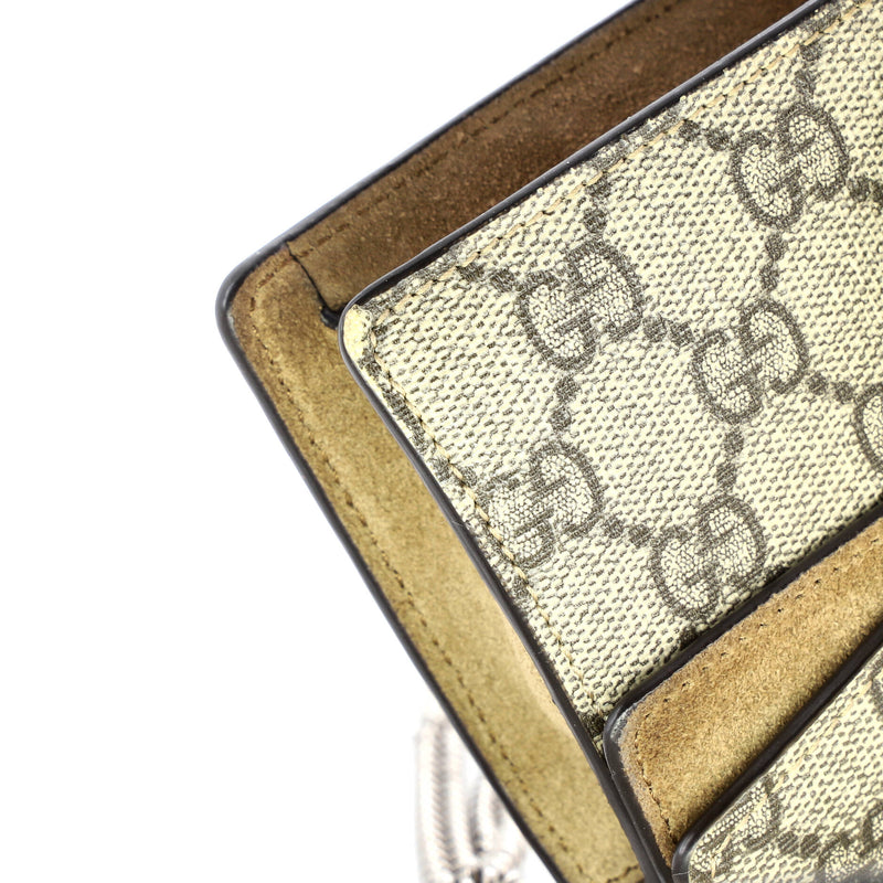 Dionysus Bag Gg Coated Canvas Super Mini