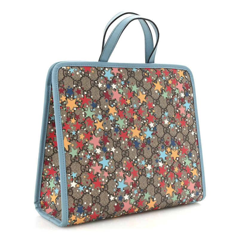 Gg Supreme Star Print Childrens Tote