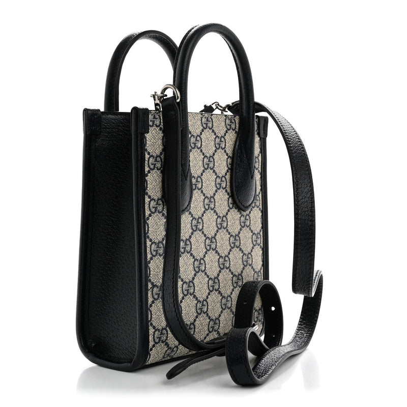 Gg Supreme Textured Dollar Calfskin Mini