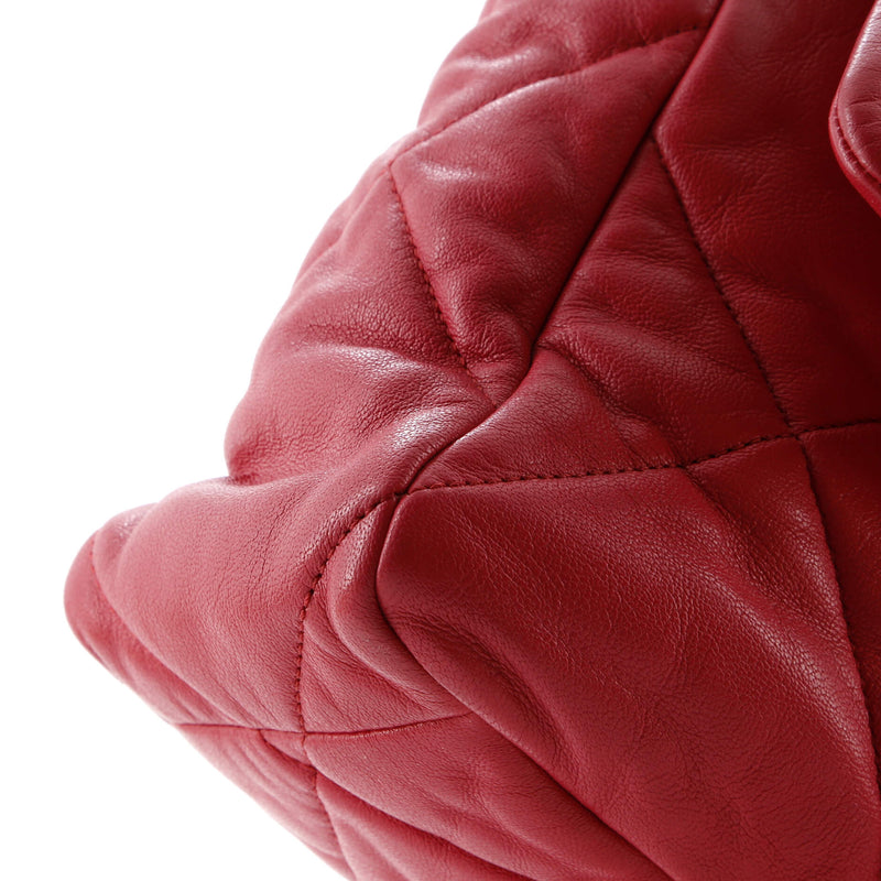 19 Flap Bag Quilted Leather Large