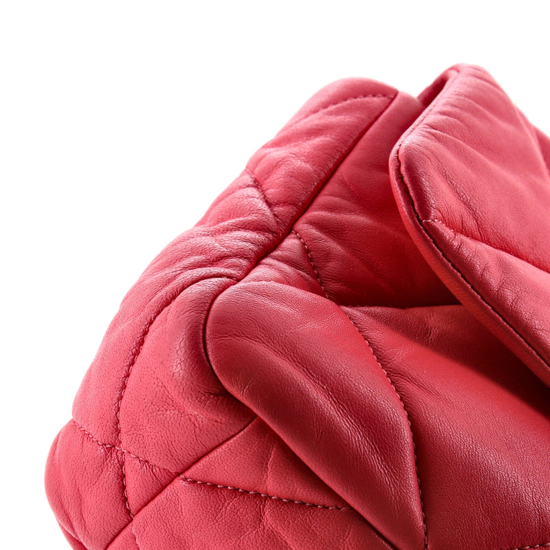 19 Flap Bag Quilted Leather Medium