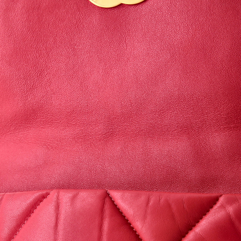 19 Flap Bag Quilted Leather Medium