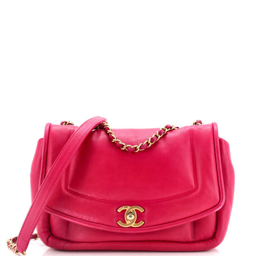 Vintage Puffy Flap Bag Lambskin Small