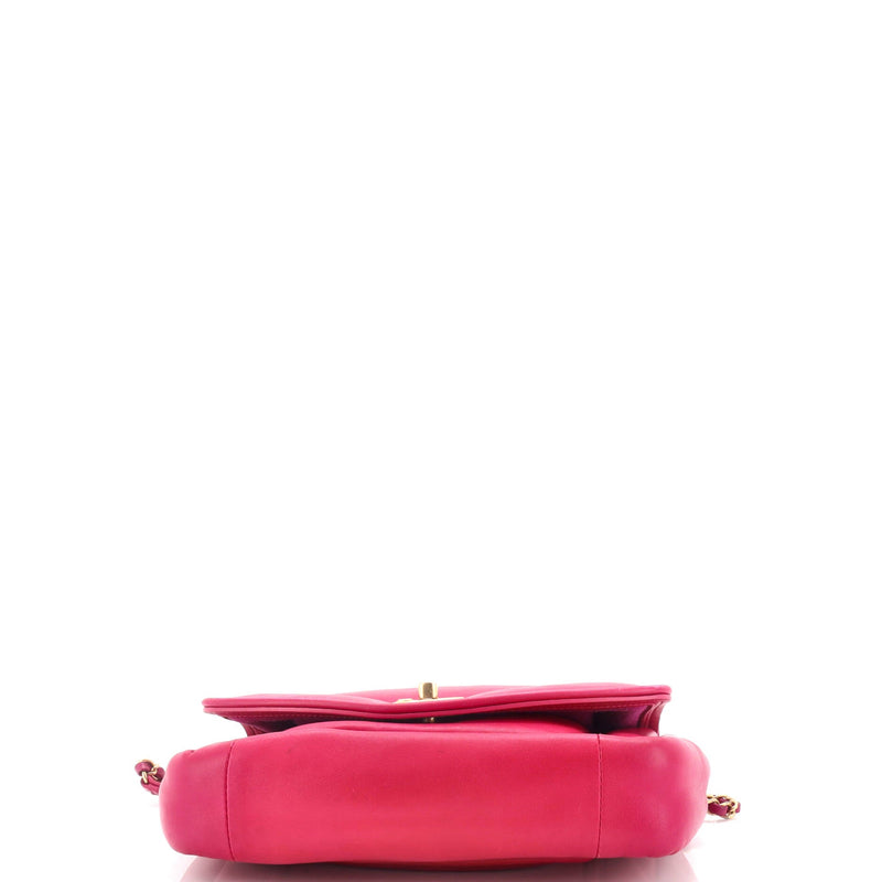 Vintage Puffy Flap Bag Lambskin Small