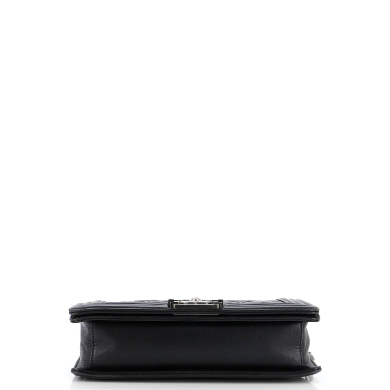 Arabesque Boy Flap Bag Embossed Calfskin