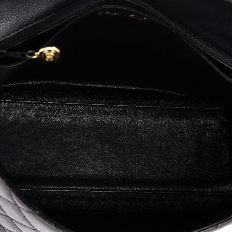 Vintage Classic Top Handle Flap Bag