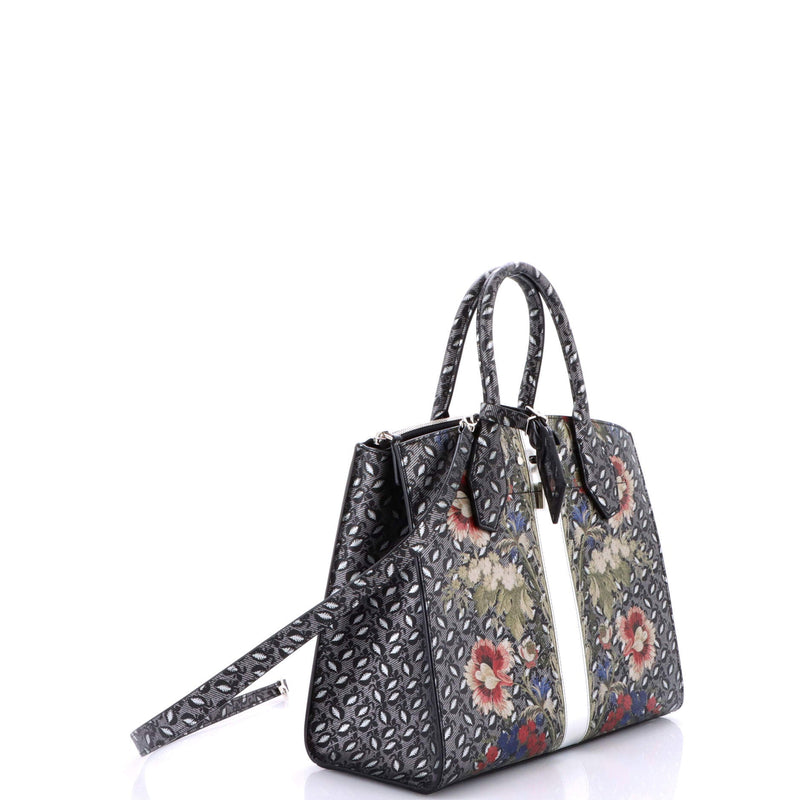 City Steamer Handbag Floral Printed Epi