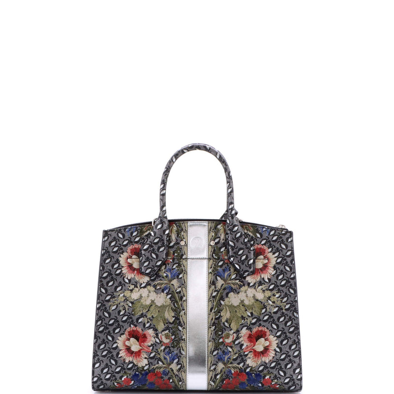 City Steamer Handbag Floral Printed Epi