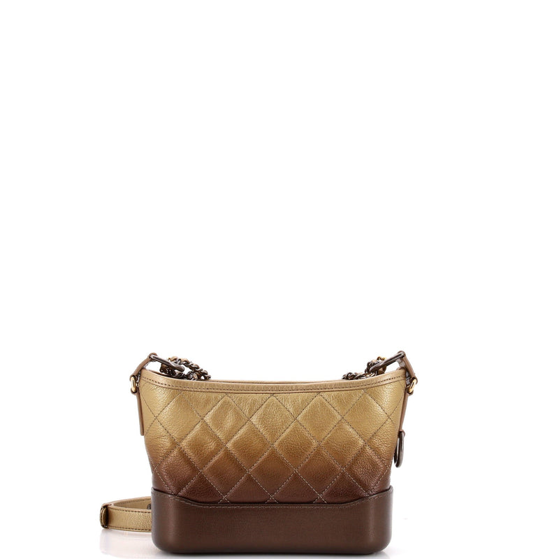 Gabrielle Hobo Quilted Ombre Calfskin
