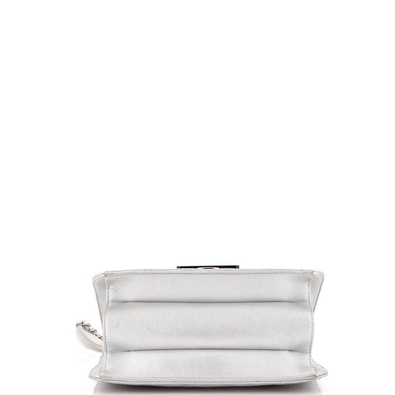 Beauty Lock Flap Bag Quilted Sheepskin