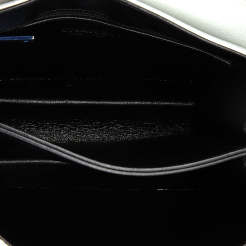 Beauty Lock Flap Bag Quilted Sheepskin