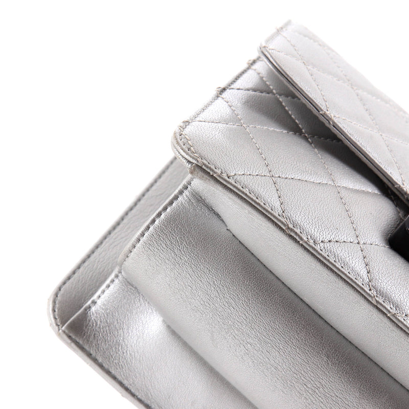 Beauty Lock Flap Bag Quilted Sheepskin