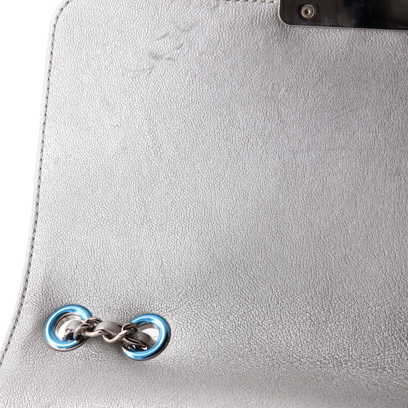 Beauty Lock Flap Bag Quilted Sheepskin