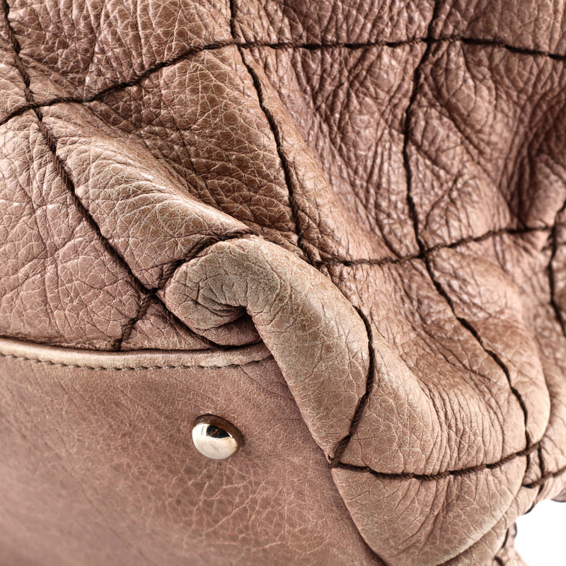 On The Road Tote Quilted Leather Large