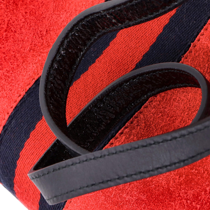 Ophidia Dome Shoulder Bag Suede Small