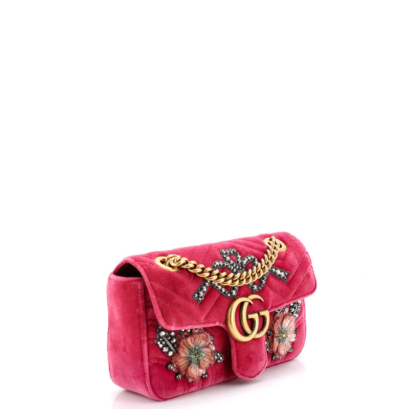 Gg Marmont Flap Bag Embellished