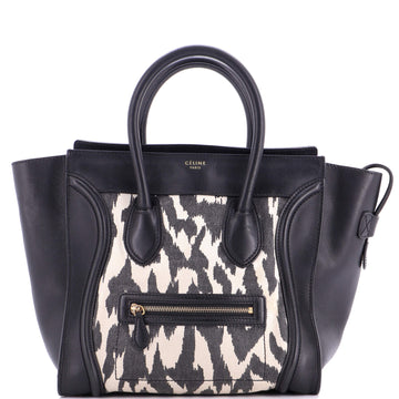 Celine Luggage Bag Printed Canvas And