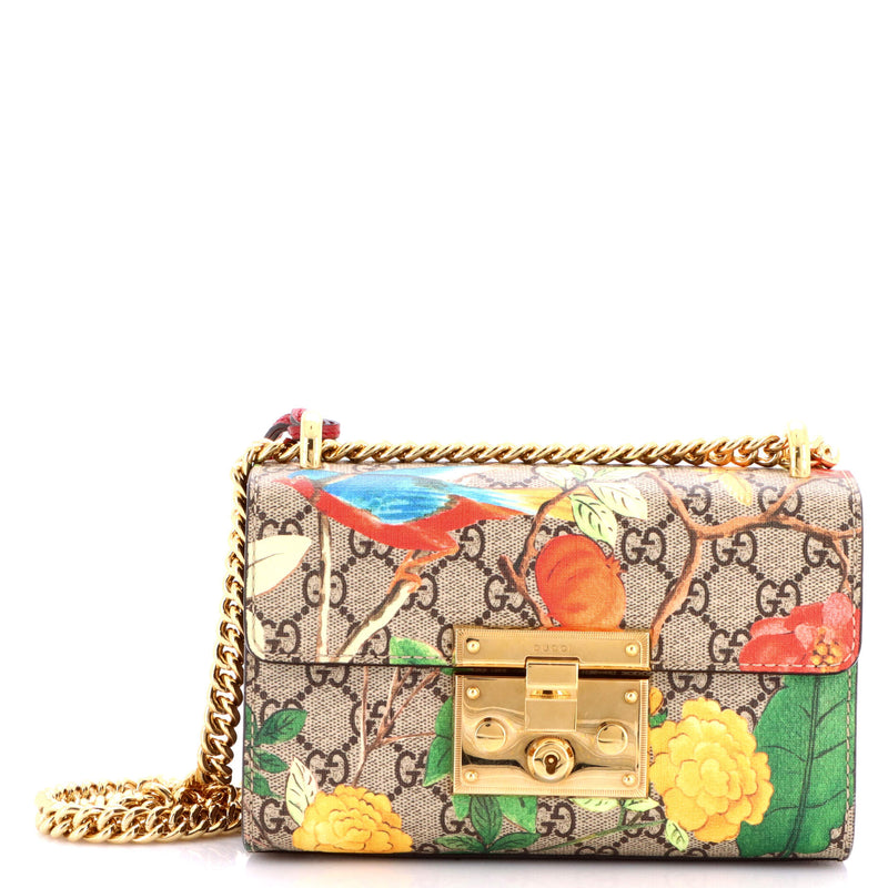 Padlock Shoulder Bag Tian Print Gg