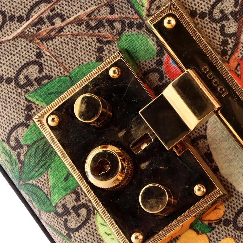 Padlock Shoulder Bag Tian Print Gg