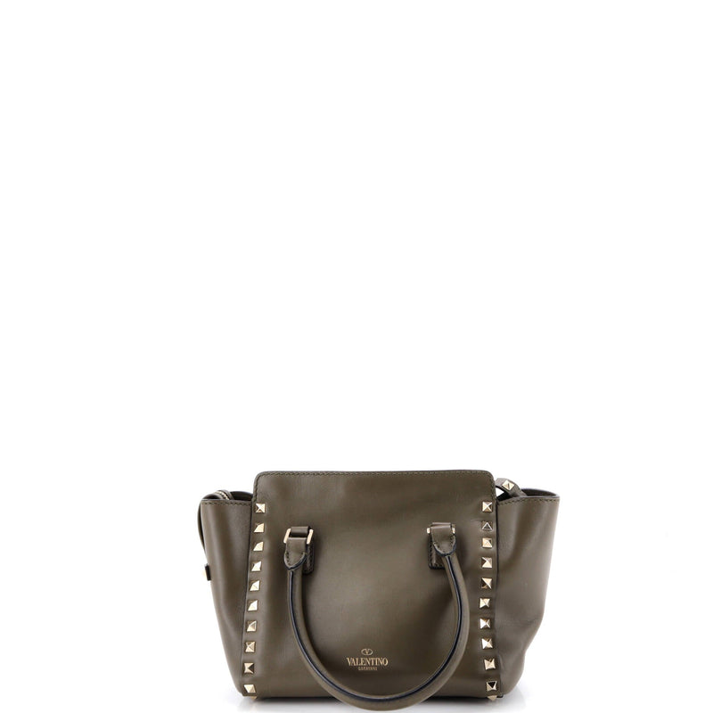 Rockstud Tote Rigid Leather Small