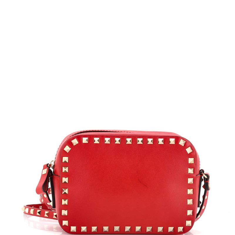 Rockstud Camera Crossbody Bag Leather