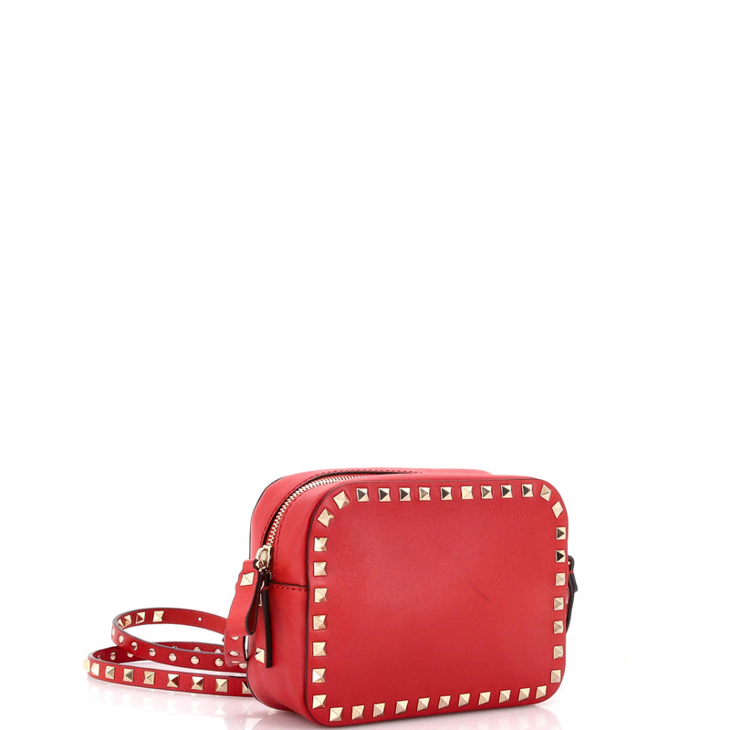 Rockstud Camera Crossbody Bag Leather