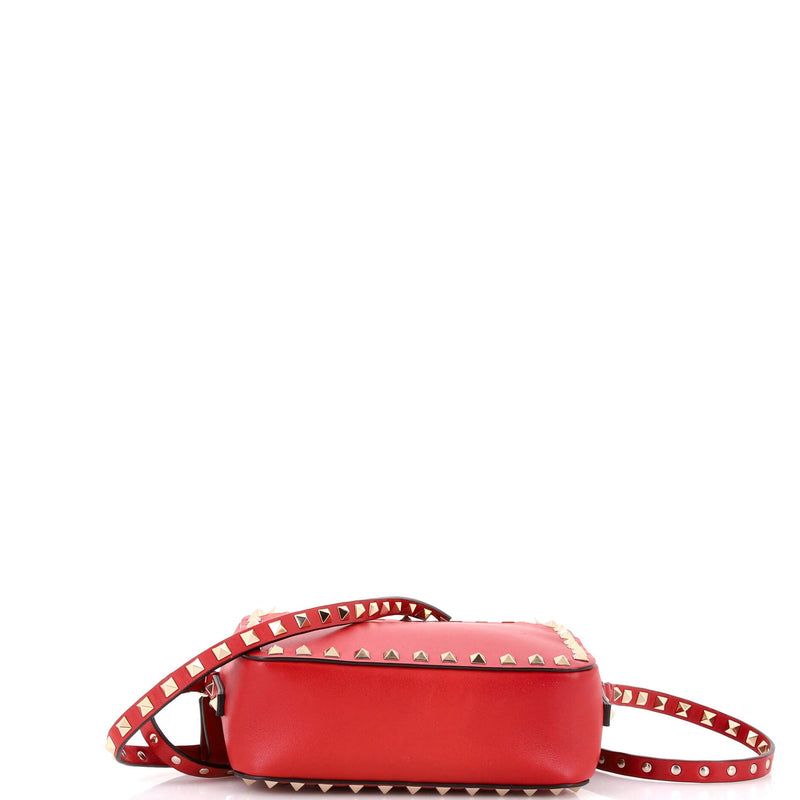 Rockstud Camera Crossbody Bag Leather
