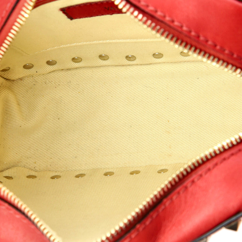 Rockstud Camera Crossbody Bag Leather