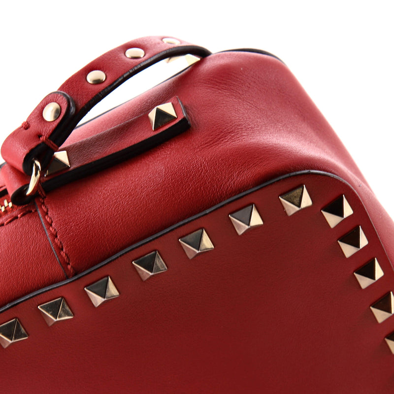 Rockstud Camera Crossbody Bag Leather