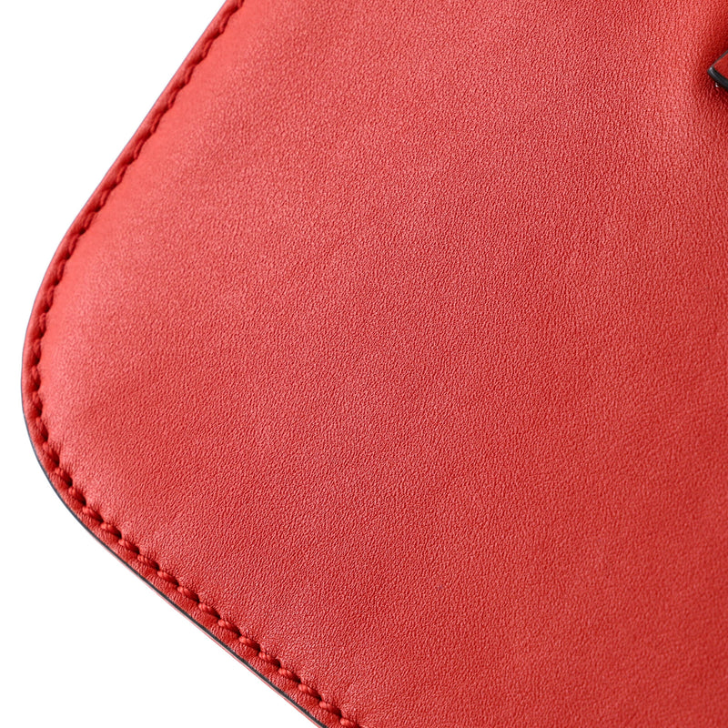 Glam Lock Shoulder Bag Leather Mini