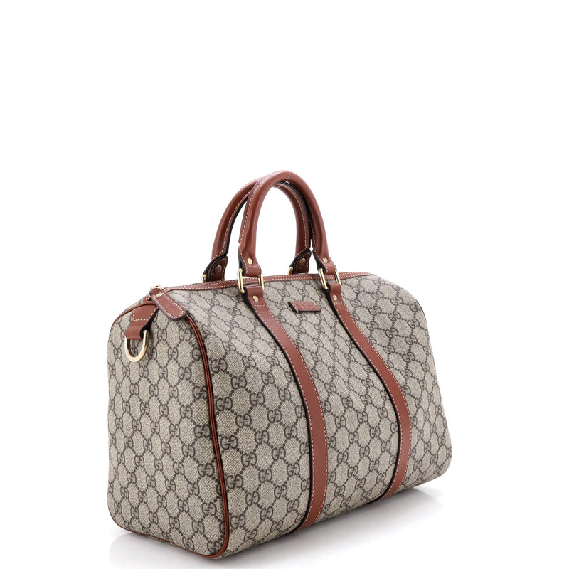 Joy Boston Bag Gg Coated Canvas Medium