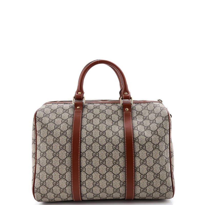 Joy Boston Bag Gg Coated Canvas Medium