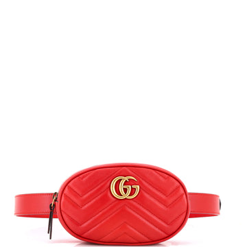 Gg Marmont Belt Bag Matelasse Leather