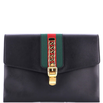 Sylvie Clutch Leather Maxi