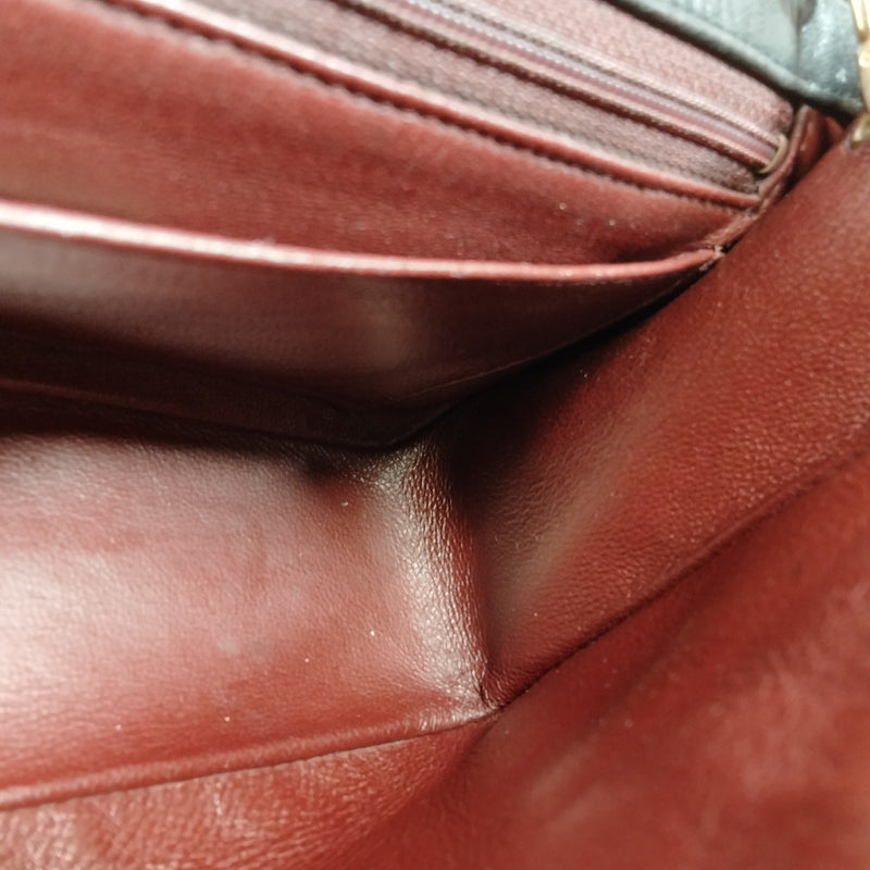 Chanel Shoulder Bag Black Leather