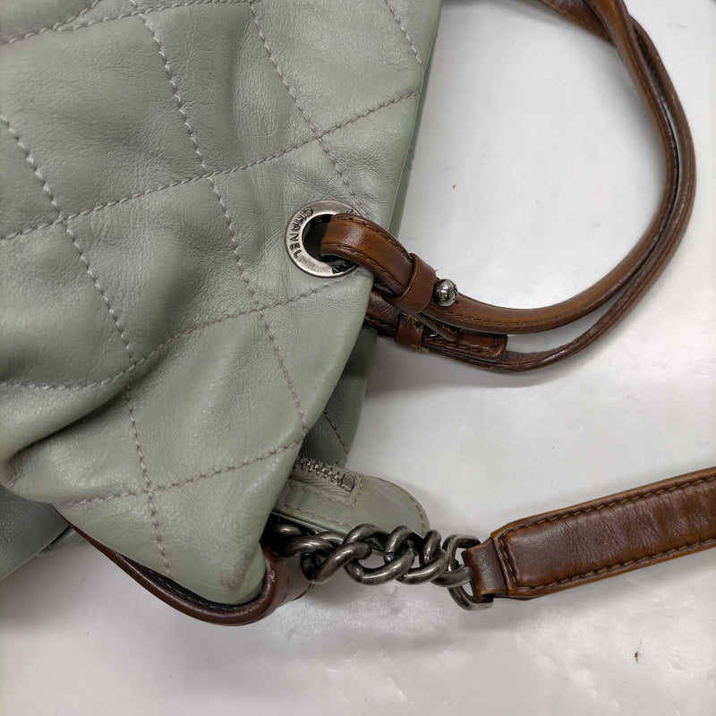 No Tariff Chanel Shoulder Bag Gray