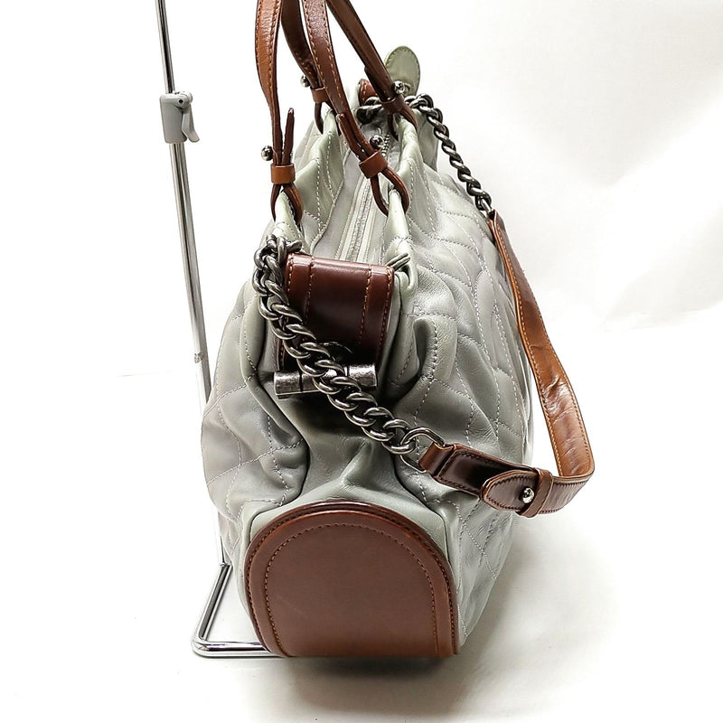 No Tariff Chanel Shoulder Bag Gray