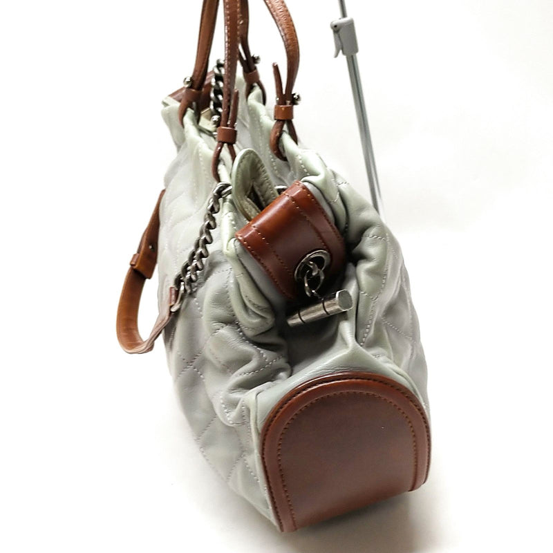 No Tariff Chanel Shoulder Bag Gray