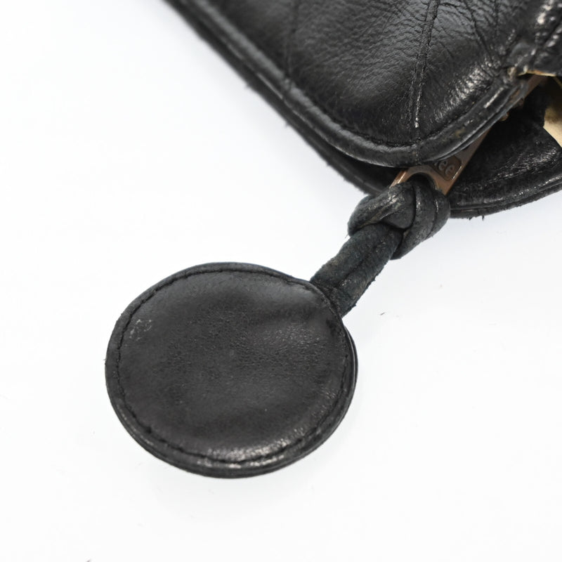 Chanel Matelasse Pouch Bag Black