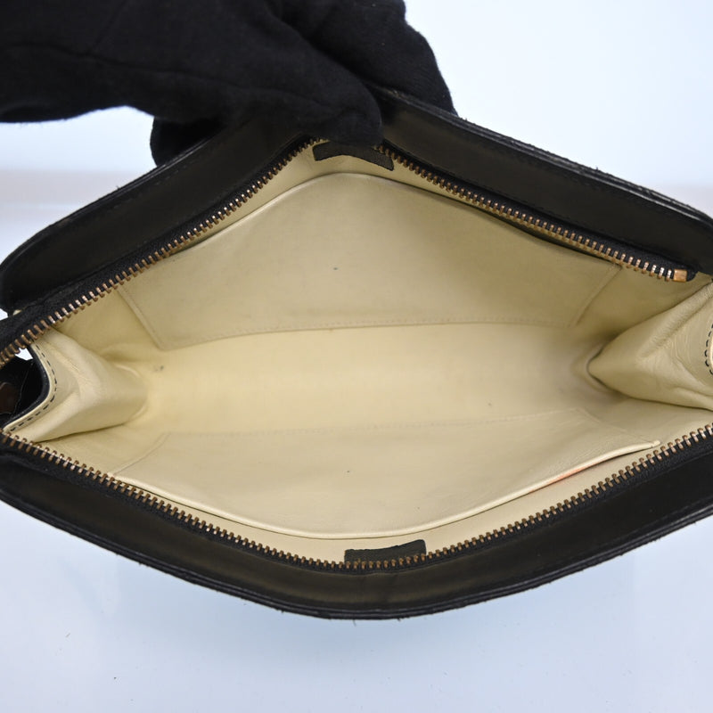 Chanel Matelasse Pouch Bag Black