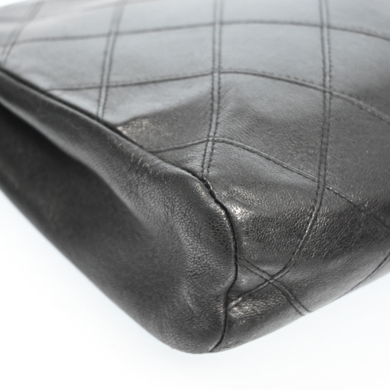 Chanel Matelasse Pouch Bag Black