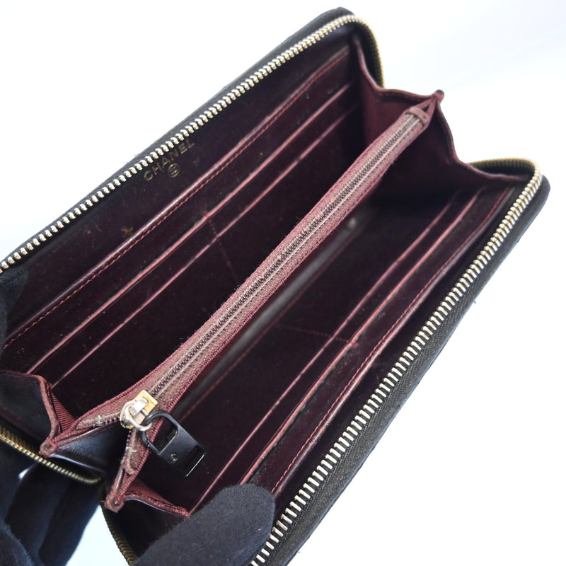 Chanel Zippy Wallet Matelasse Purse