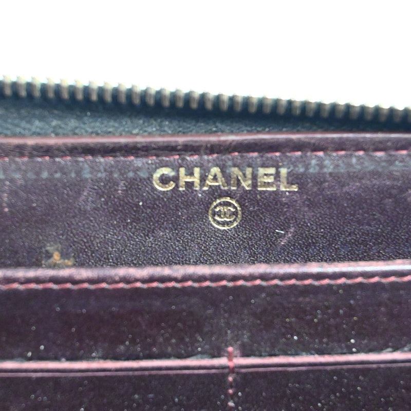 Chanel Zippy Wallet Matelasse Purse