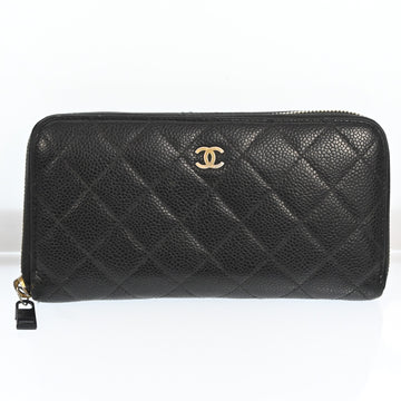 Chanel Zippy Wallet Matelasse Purse