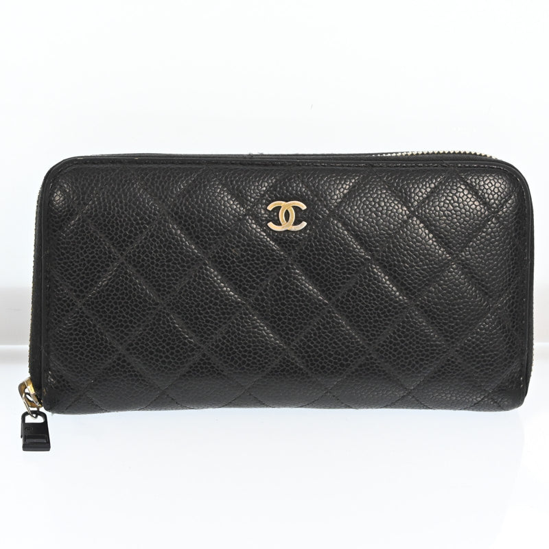 Chanel Zippy Wallet Matelasse Purse