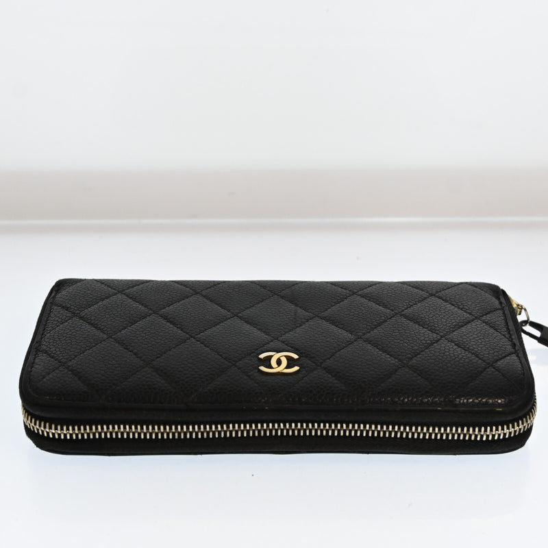 Chanel Zippy Wallet Matelasse Purse