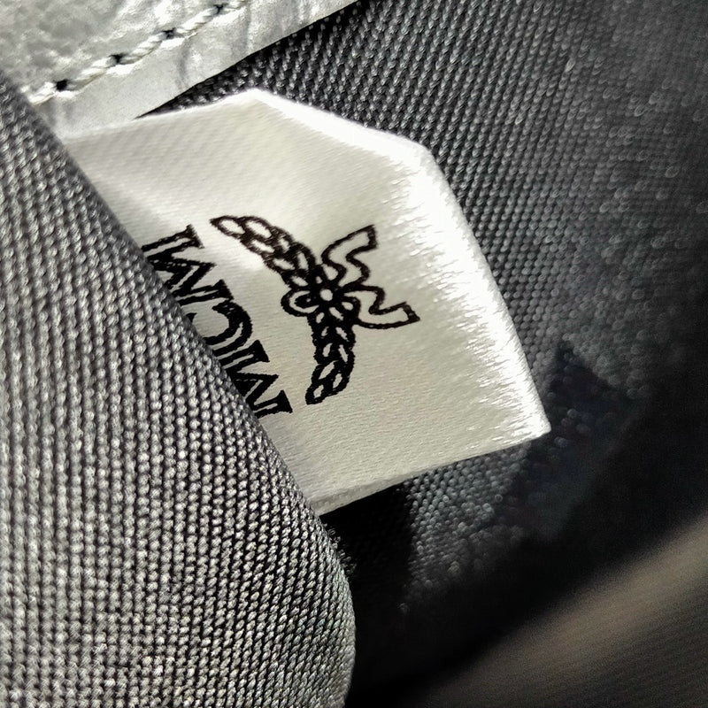 No Tariff Mcm Clutch Bag Silver Pvc