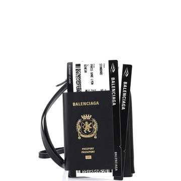 Passport Phone Holder Printed Leather