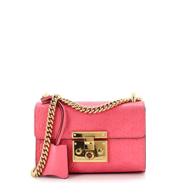 Padlock Shoulder Bag Guccissima Leather