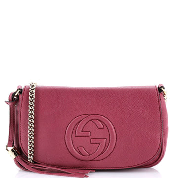 Soho Chain Crossbody Bag Leather Medium